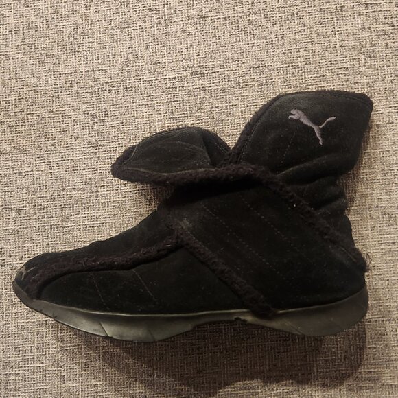 Black Puma Ladies boot/slipper size 7.5 - Picture 6 of 12